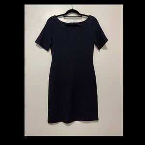 Banana Republic dark blue office dress